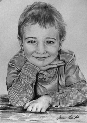 Gyerek portré rajz