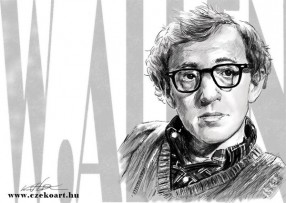 Woody Allen - digitális grafika